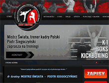 Tablet Screenshot of kickcenter.pl